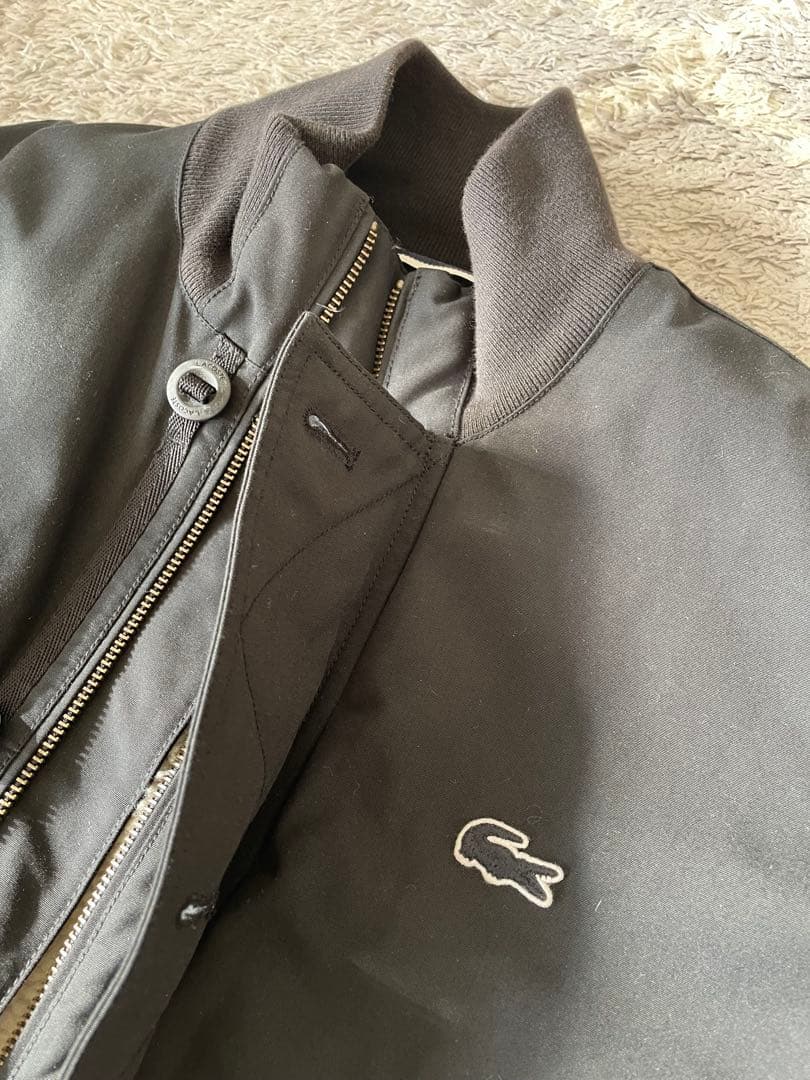 ラコステ　M相当　ボンバージャケット　BH9359 ブラック