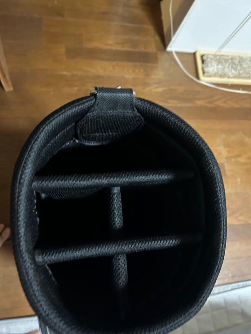 adidas ゴルフキャディバッグ 黒/青サイズ9.5