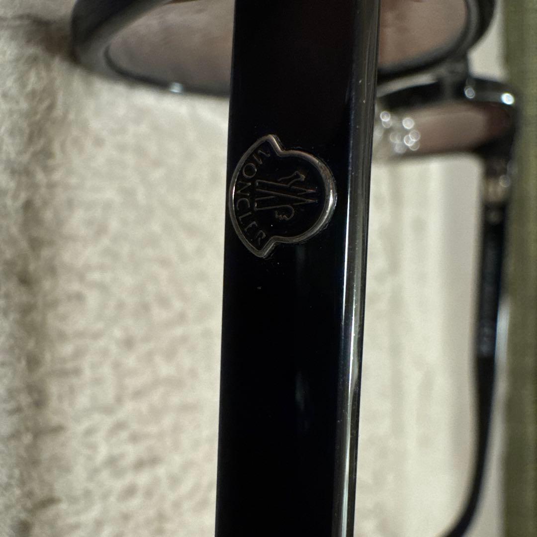 モンクレール サングラス 0073 50E ブラック ブラウンレンズ 正規品