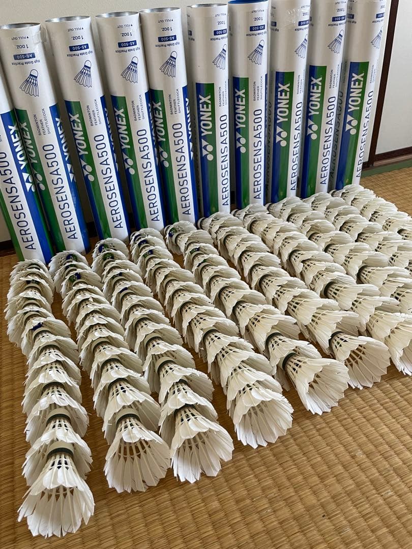 AEROSENS A500 中古バドミントンシャトル120球☆