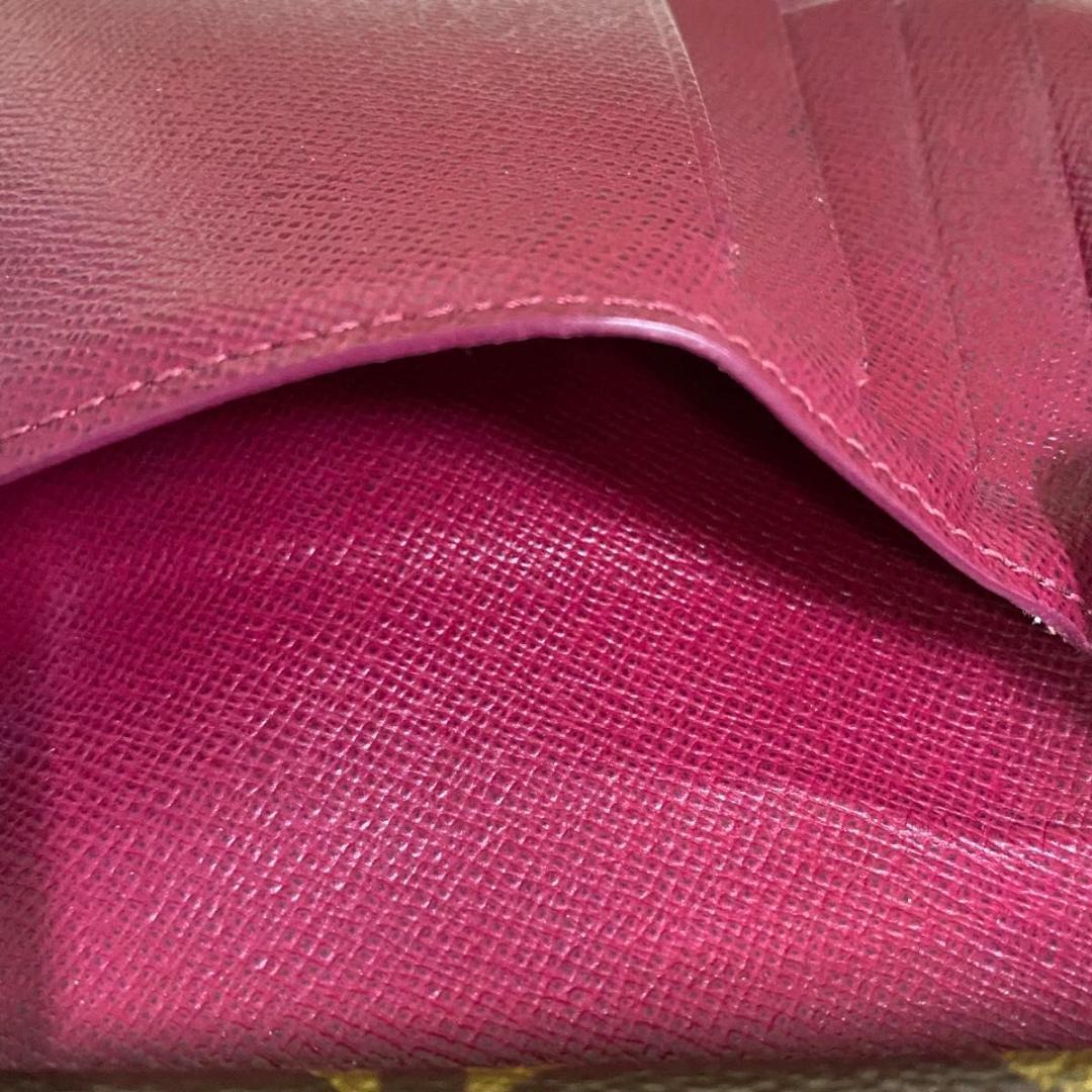 ルイ ヴィトン◎ポルトフォイユ ジュリエット フューシャ モノグラム 二つ折り