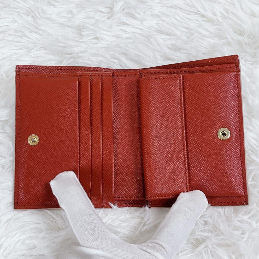 箱付き 美品 MARNI マルチカラー 二つ折り 財布