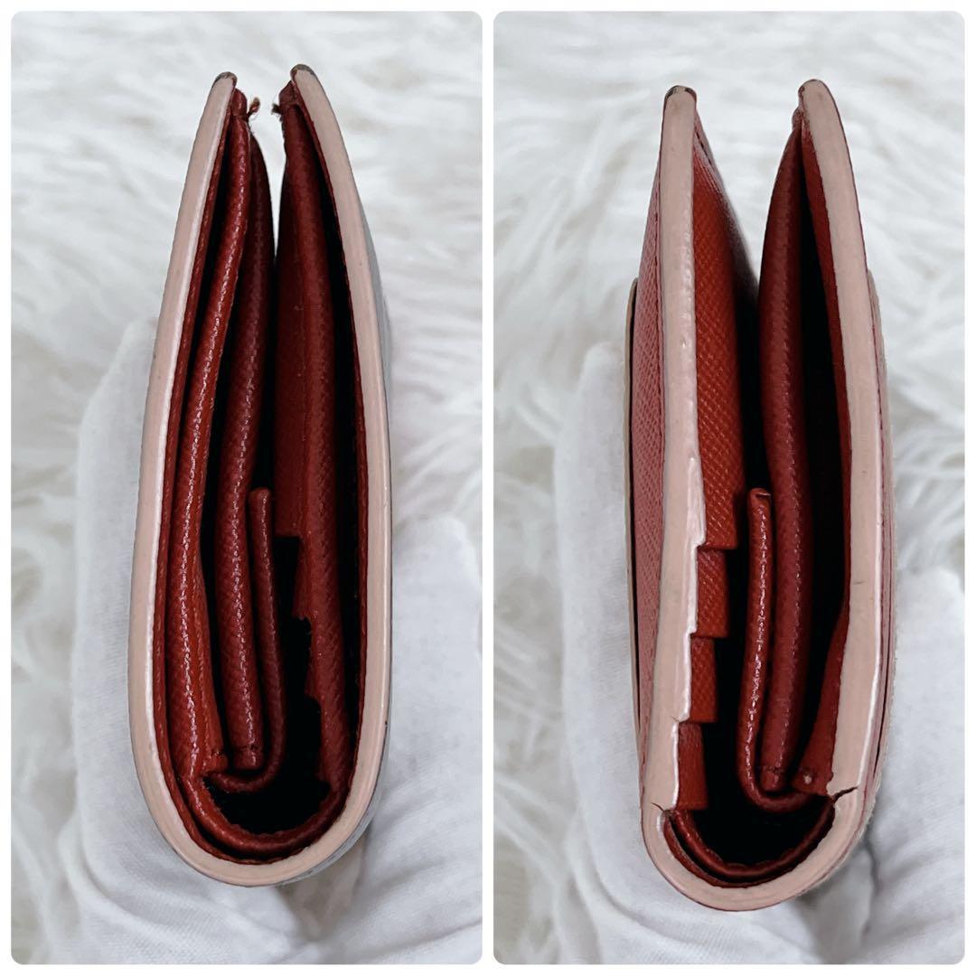 箱付き 美品 MARNI マルチカラー 二つ折り 財布