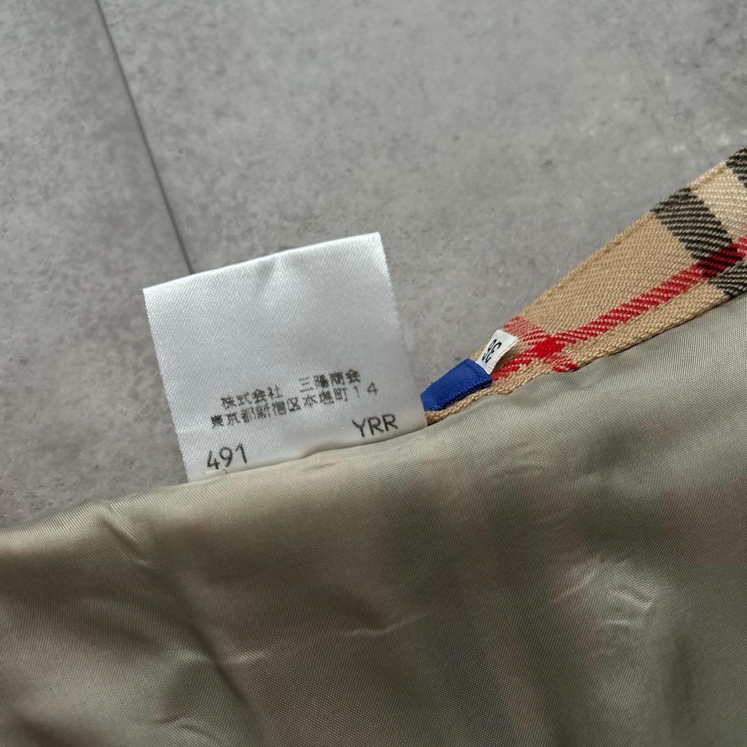 BURBERRY ノバチェック　プリーツ　スカート　ウール　Y2K