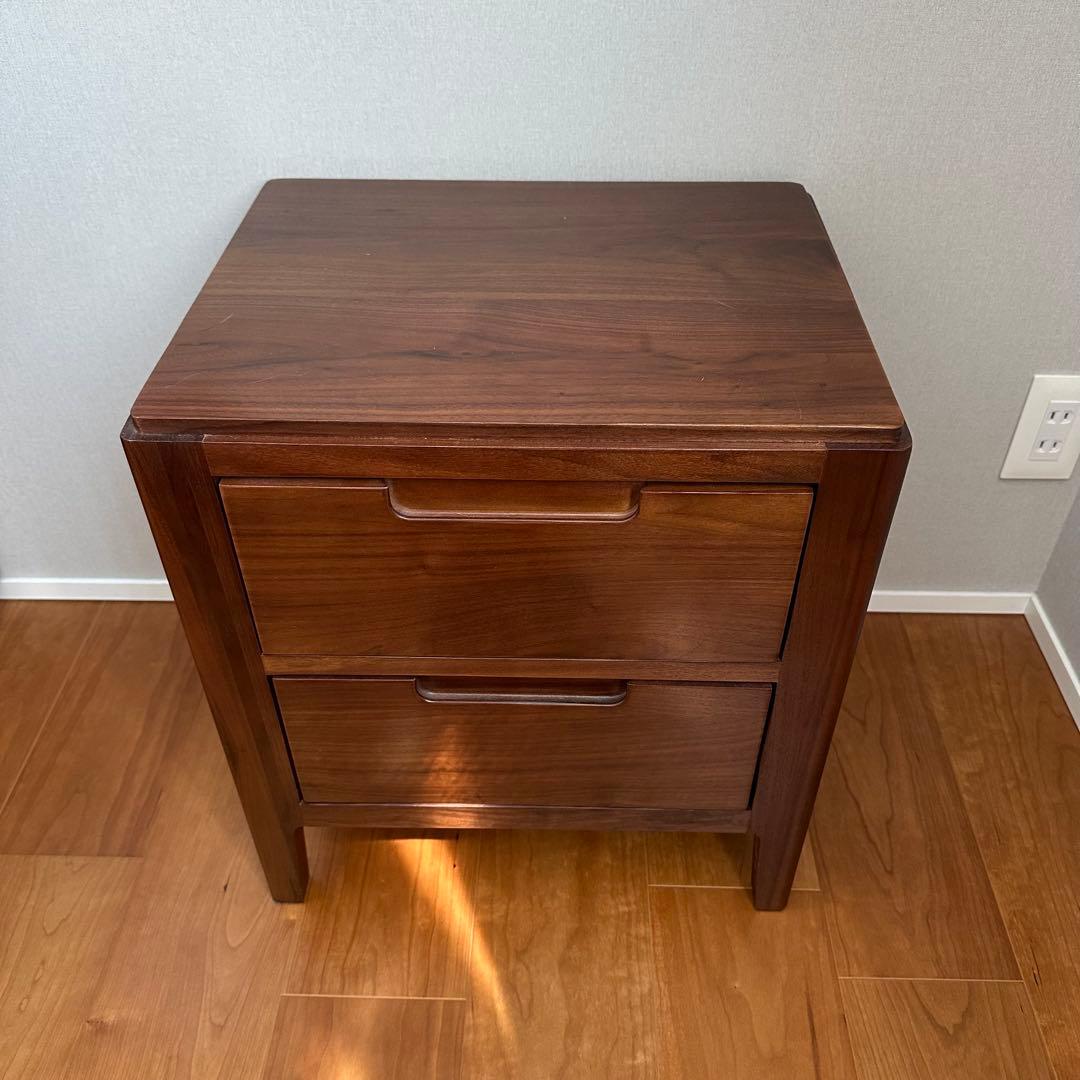 ウォールナット サイドチェスト チェスト サイドテーブル