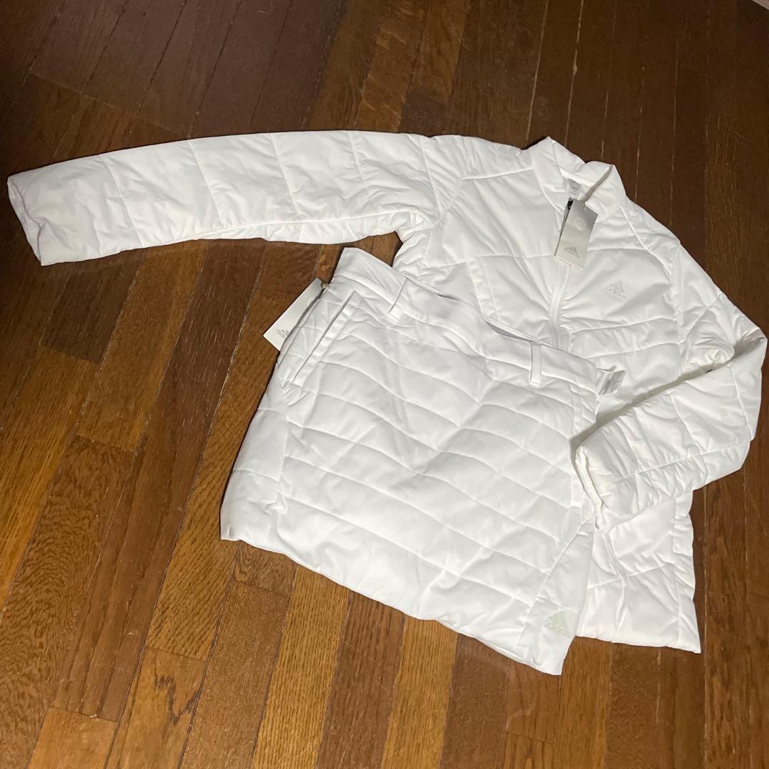 adidas 保温 中綿 上下 セットアップ S