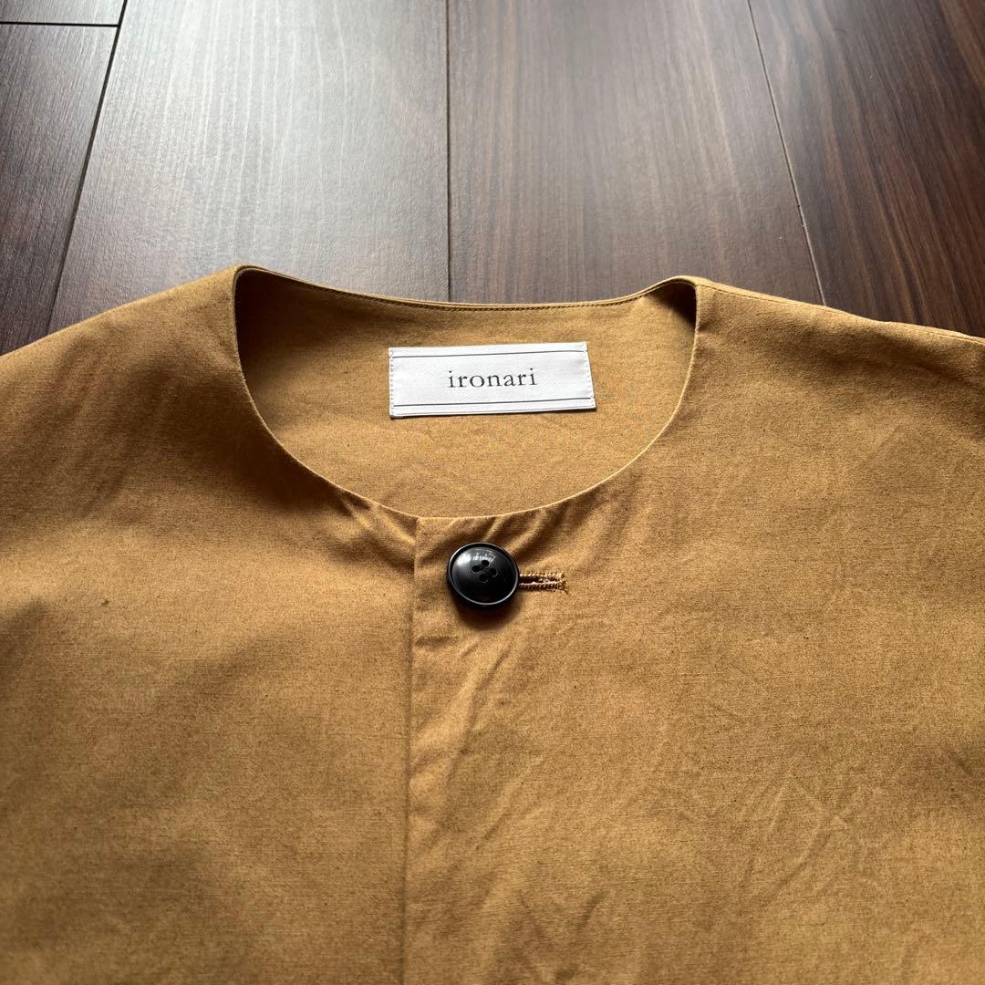 イロナリ　ノーカラーサクラコート