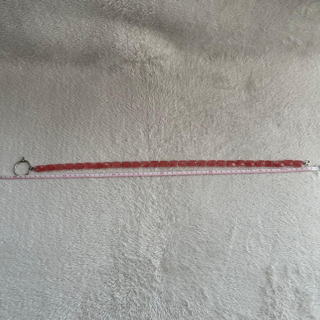 希少　la loop ラループ　グラスホルダー　眼鏡ホルダー　ピンク　シルバー