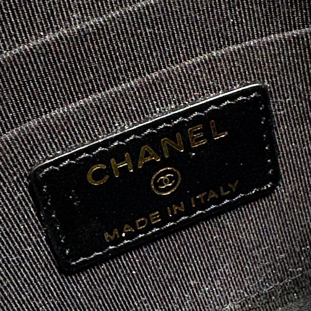 CHANEL⬛︎ウォレット⬛︎長財布⬛︎クロコ型押し⬛︎キルティング⬛︎レザー⬛︎ブラック