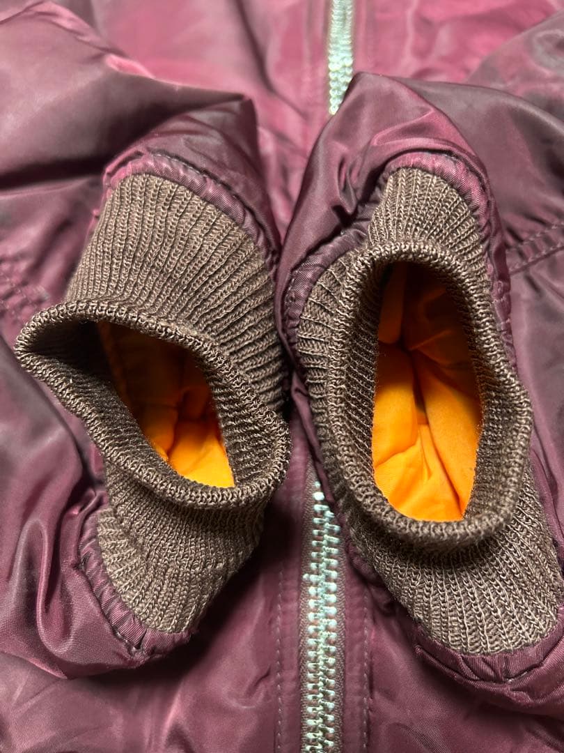 希少カラー Schott ショット MA-1-1949 ワインレッド ma-1