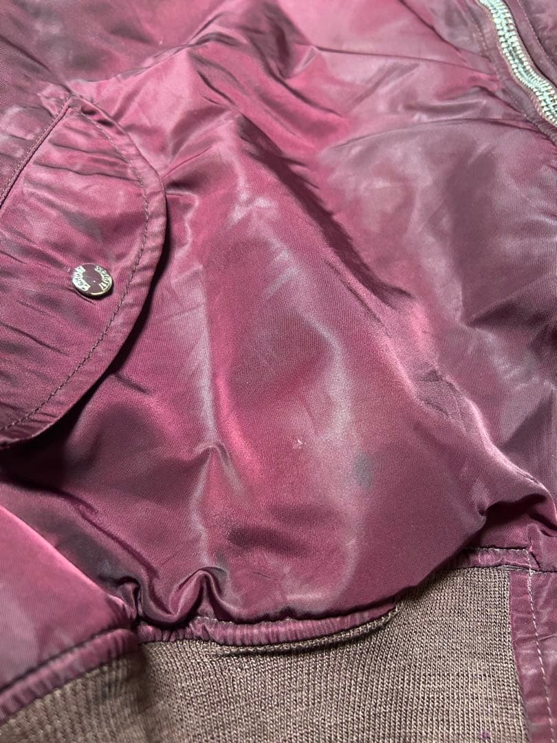 希少カラー Schott ショット MA-1-1949 ワインレッド ma-1