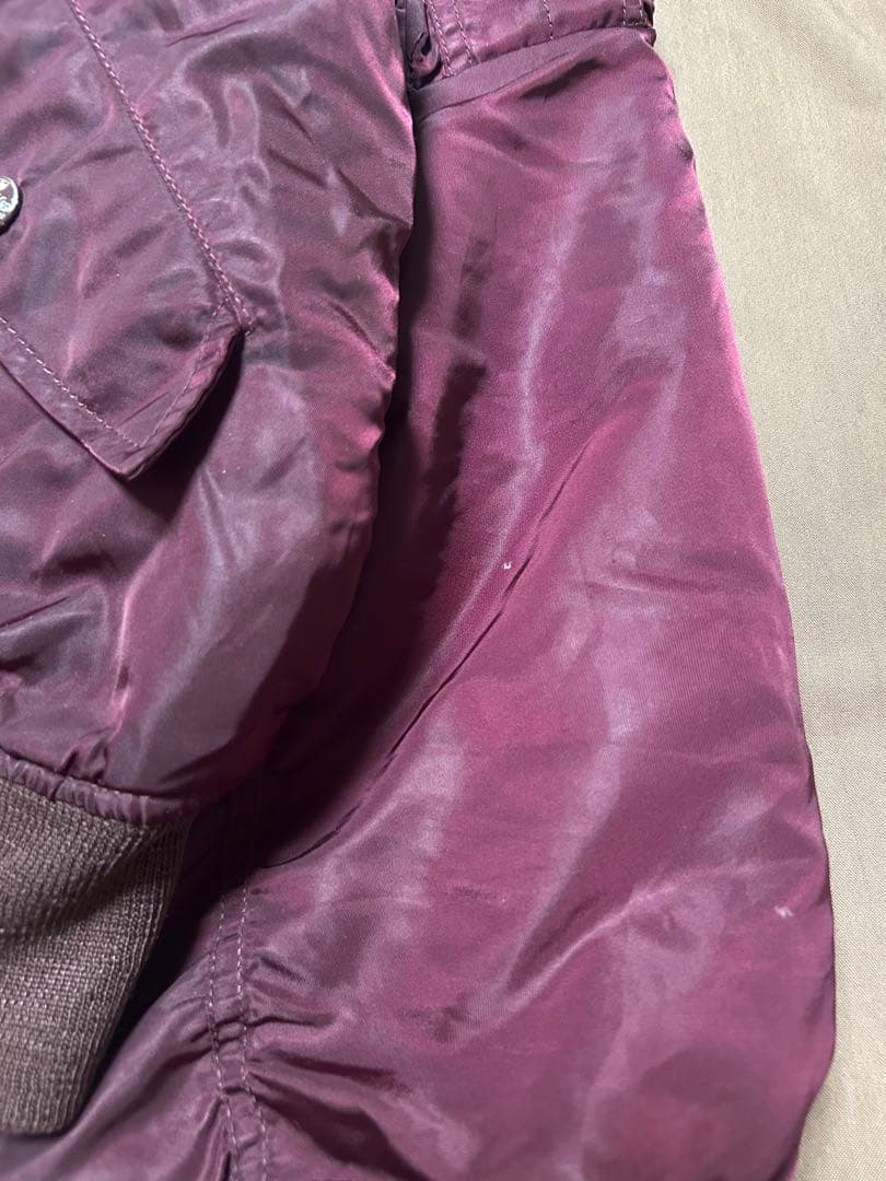 希少カラー Schott ショット MA-1-1949 ワインレッド ma-1