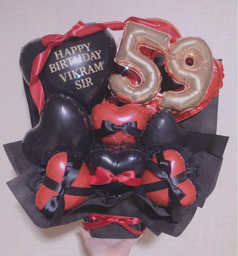 にゃん　生誕祭　推し　バルーンアレンジ バルーンギフト　本人不在の生誕祭