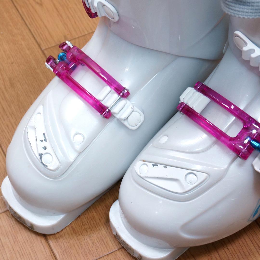 メンテ済 116cm 靴21cm ROSSIGNOL スキーセット