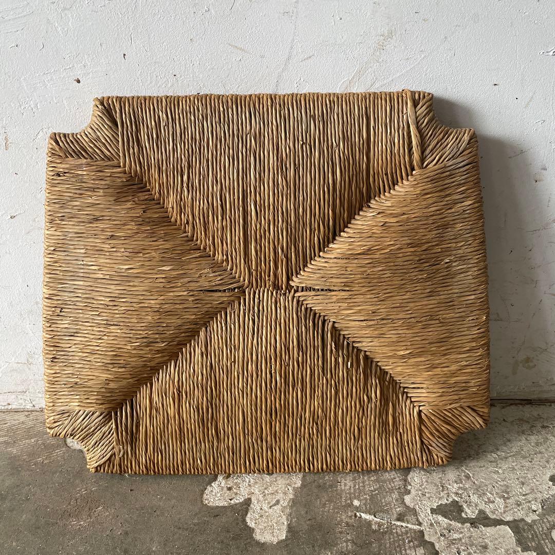 SUMMER SALE 7/4〜7/31 ダイニング藁チェア　剥離　no3