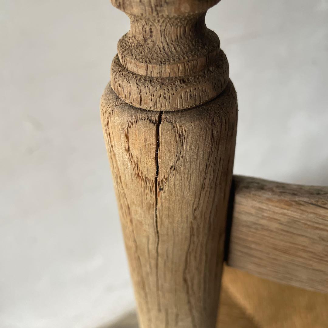 SUMMER SALE 7/4〜7/31 ダイニング藁チェア　剥離　no3