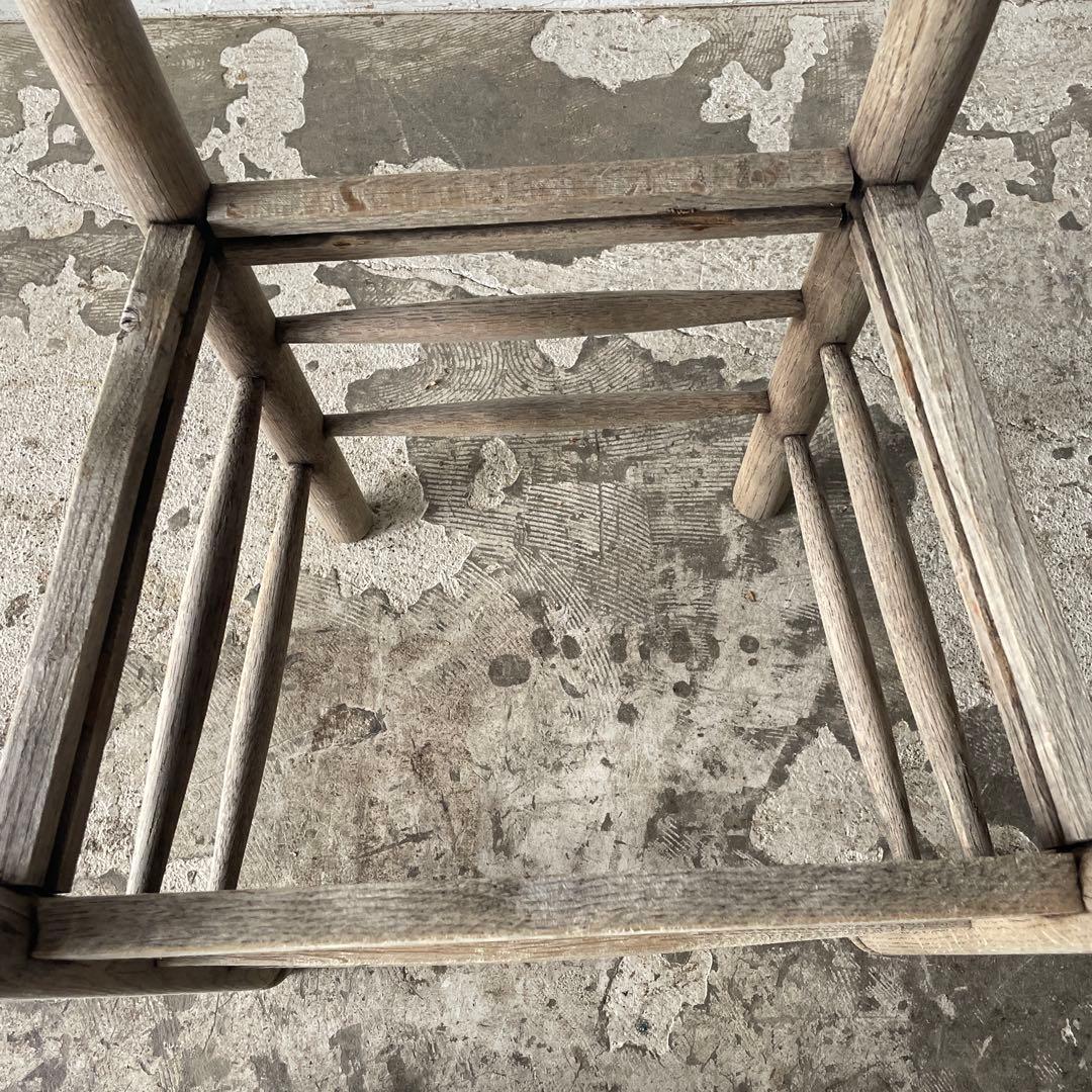 SUMMER SALE 7/4〜7/31 ダイニング藁チェア　剥離　no3