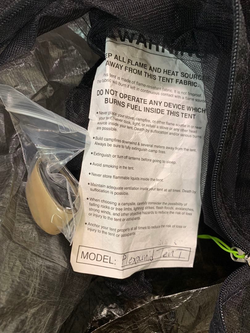 Zpacks テント　Plexamid Tent camo