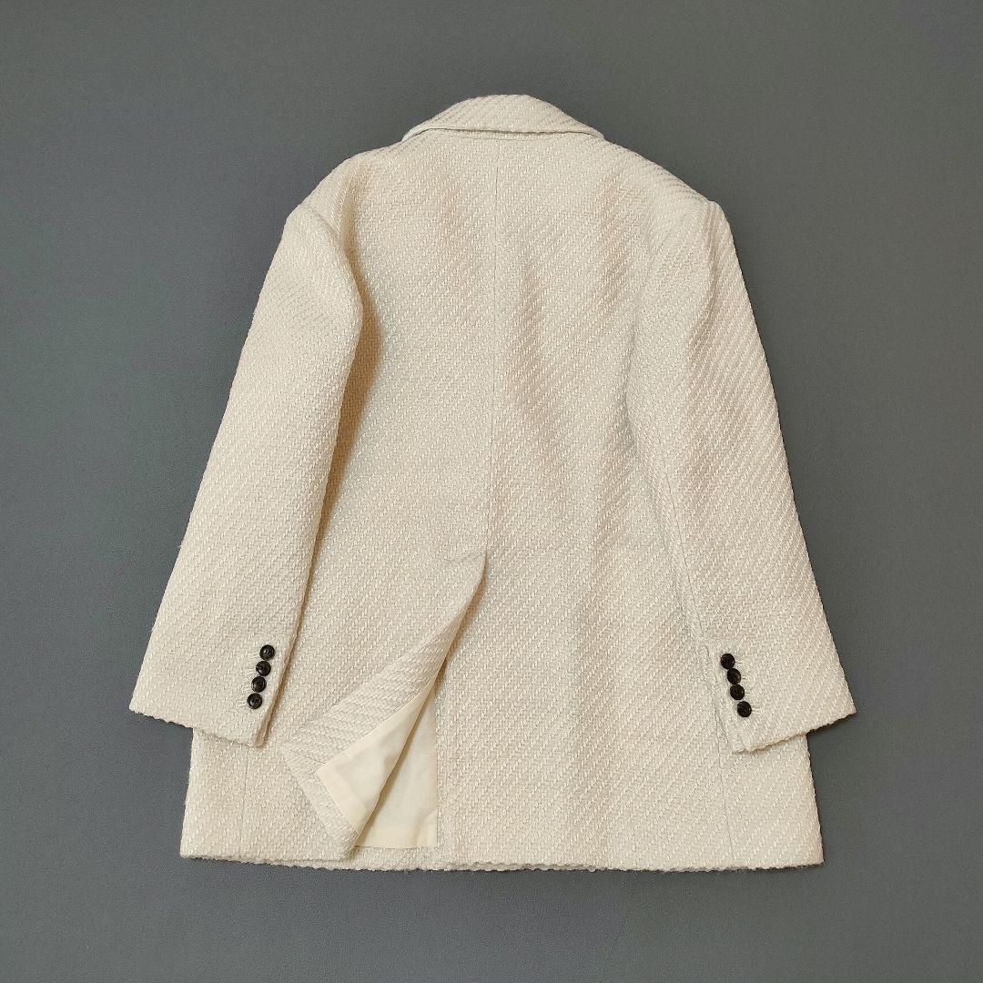 【美品】anuansアニュアンス 2024AW ツイードウールジャケットコート