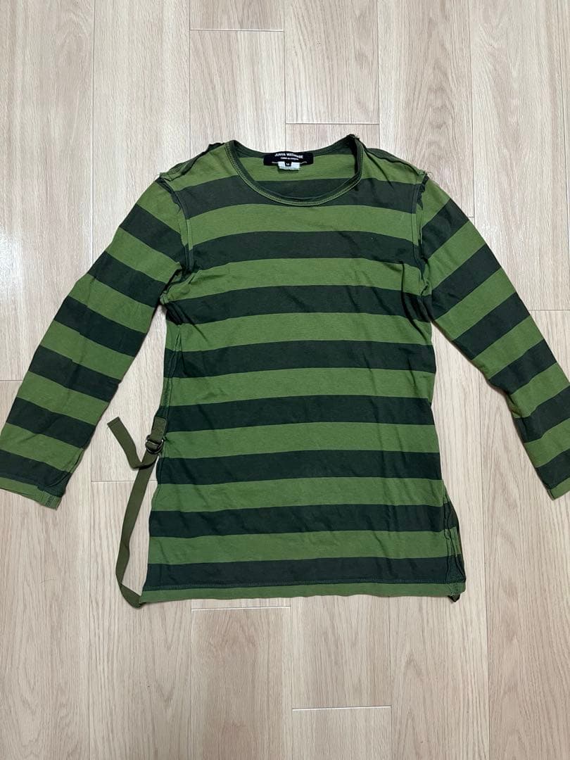 JUNYA WATANABE ストライプ長袖カットソー