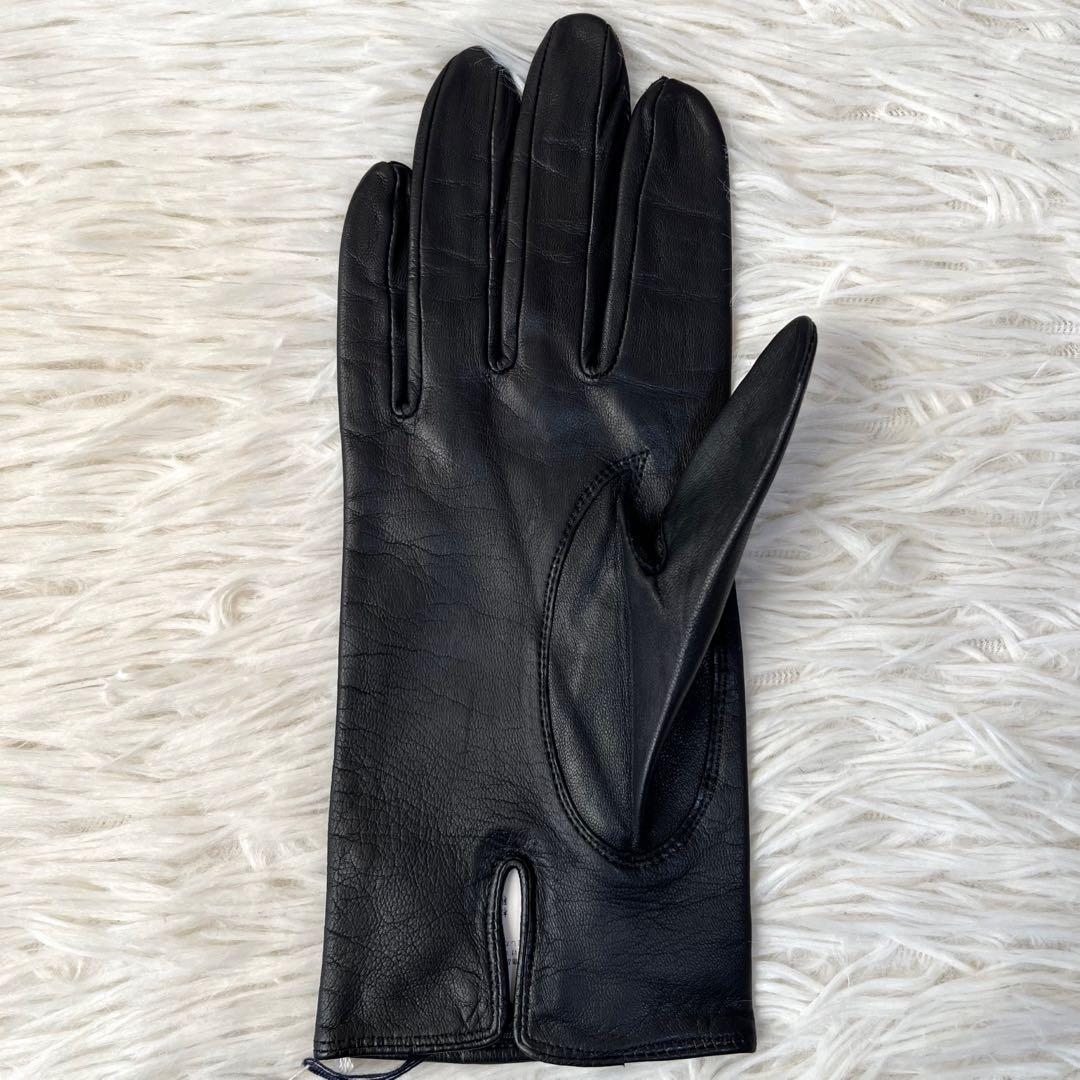 【新品未使用】希少　バーバリー　裏地ノバチェック　ラムレザー　グローブ　手袋