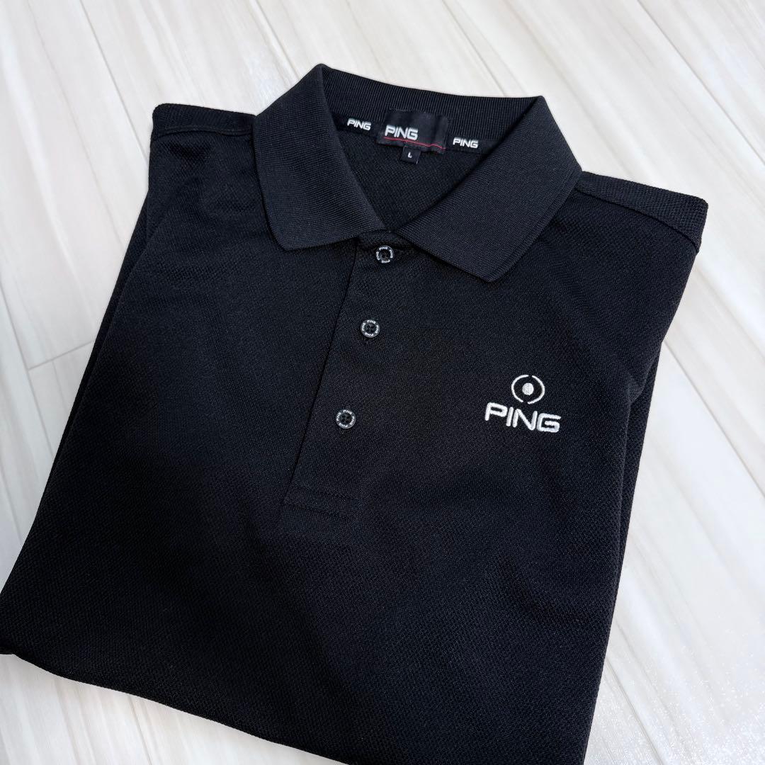 【極美品】PING ポロシャツ パンツセット セットアップ　L