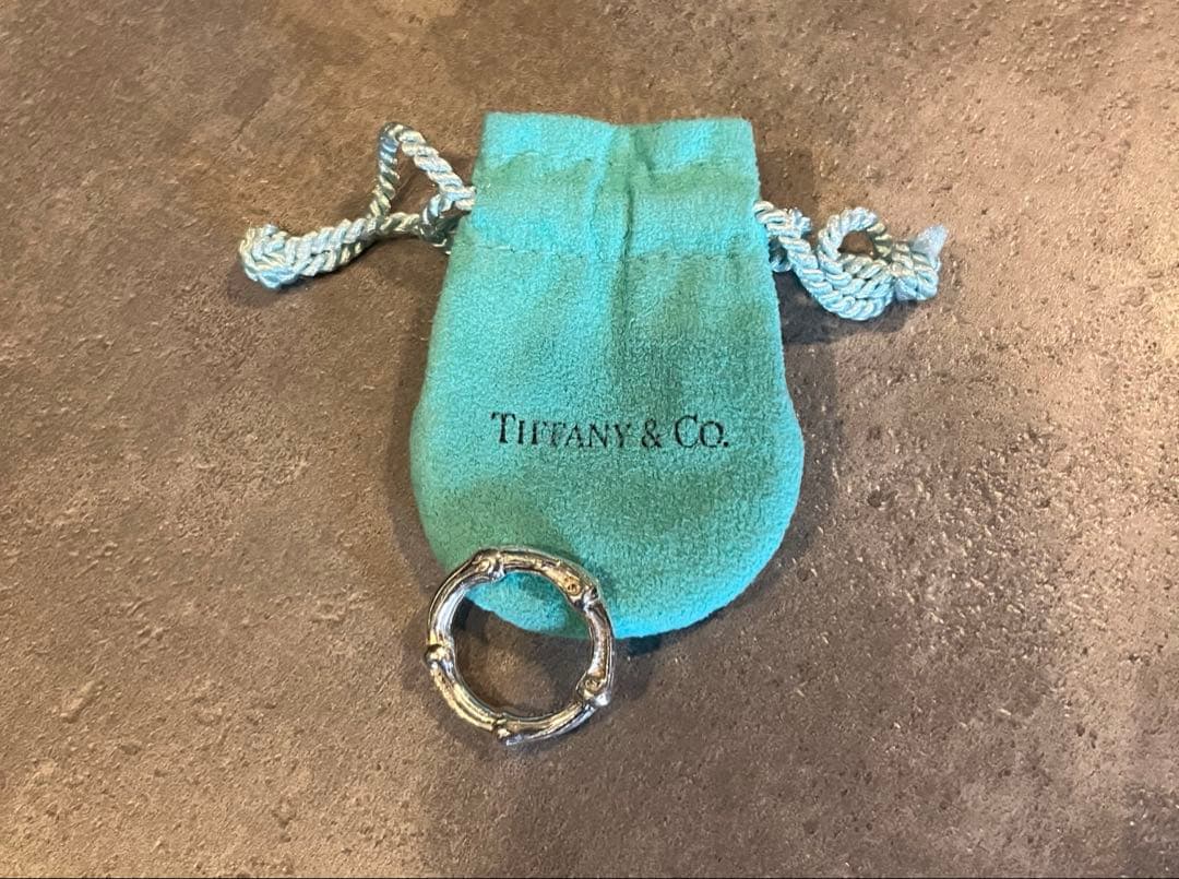 最終価格【希少品】【美品】TIFFANY & COティファニーバンブーリング8号