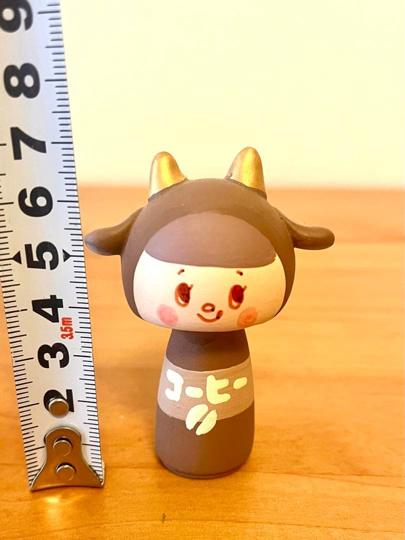 miulabo こけし　紫陽花かたつむり　コーヒー牛乳　　博多銘菓ひよことこけし