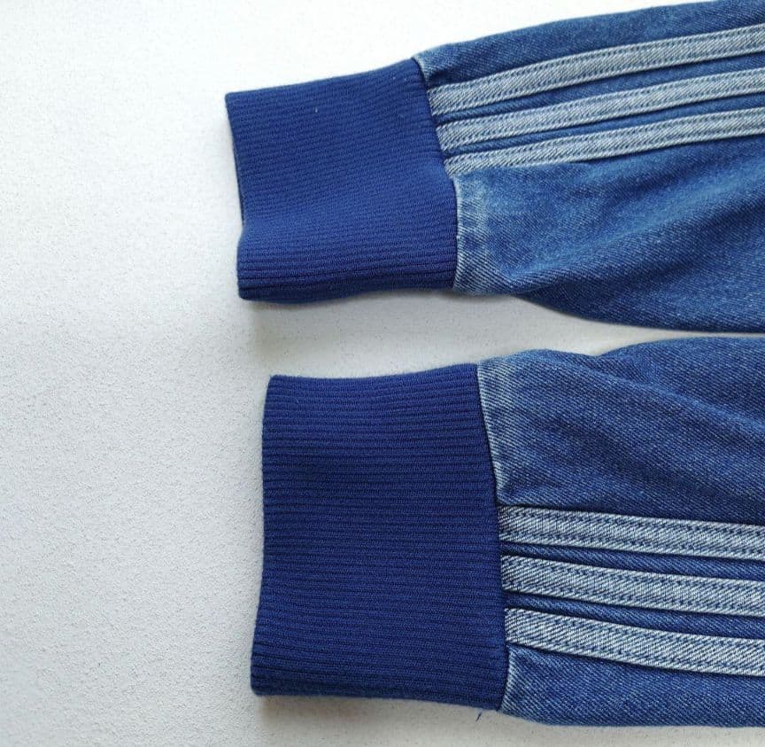 adidas 　アディカラー デニム トラックトップ 　Ｌ