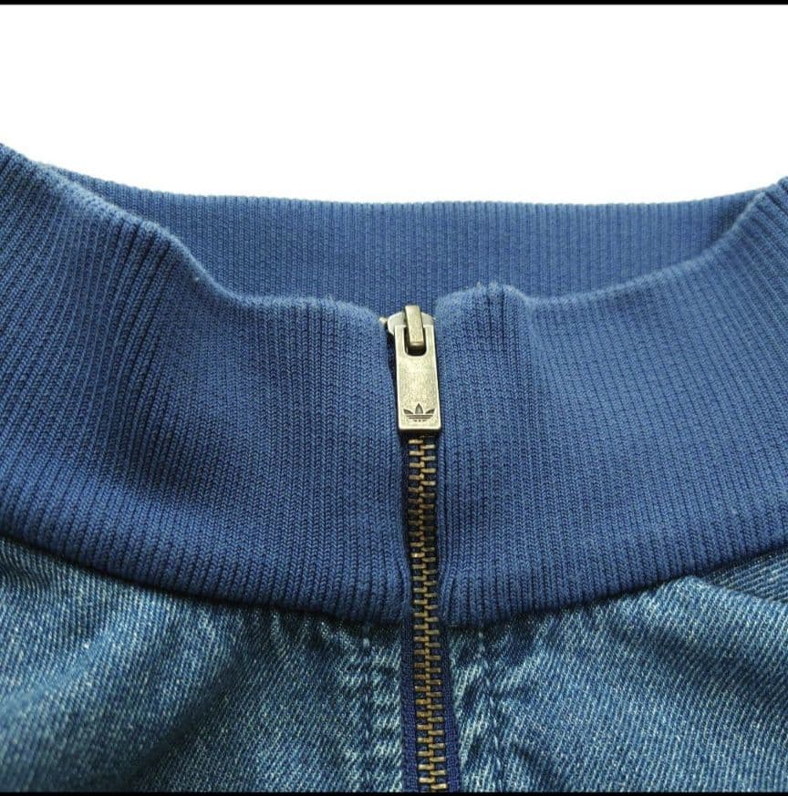 adidas 　アディカラー デニム トラックトップ 　Ｌ