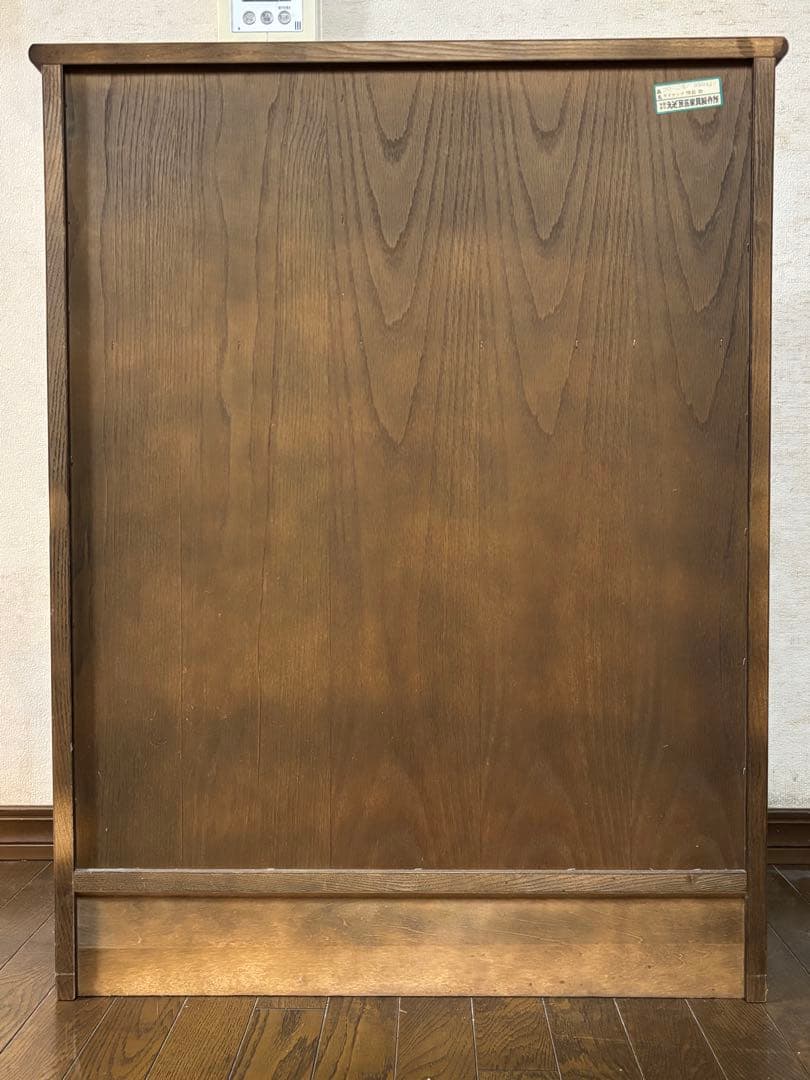 えぞ民芸家具製作所　ライティングビューロー　木製デスク（机） 引き出し5つ