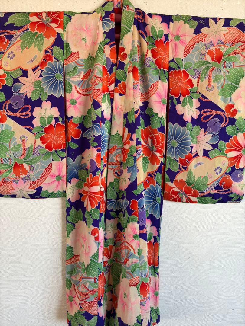 専用です。アンティーク　錦紗　子供着物　アンティーク着物　大正ロマン