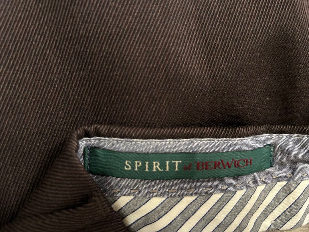 【BERWICH（ベルウィッチ）】LUCANO2Pウールブラウンワイドスラックス