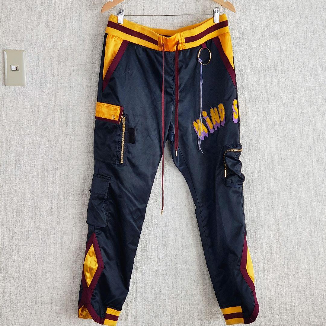 希少 MINDSEEKER マインドシーカー ナイロンカーゴトラックパンツ L