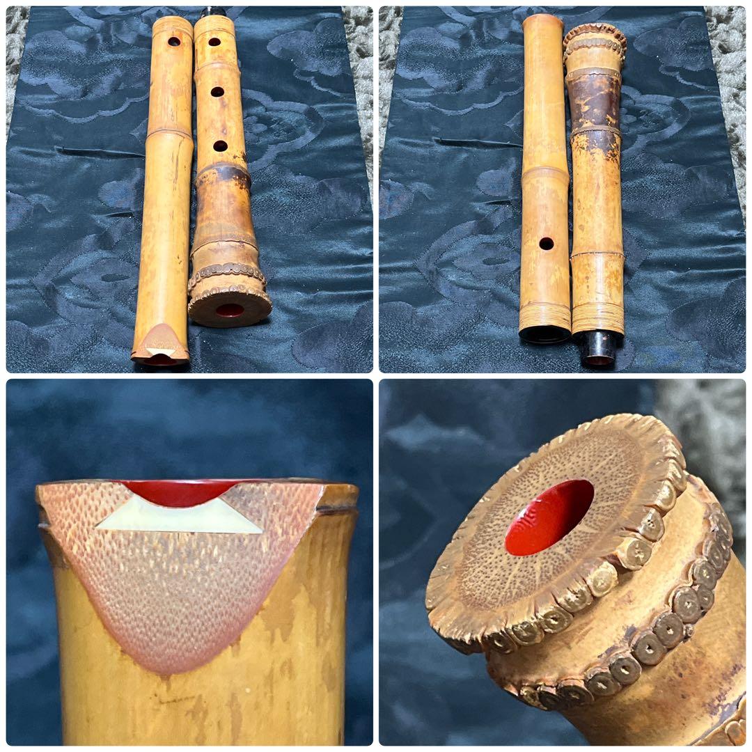 尺八 琴古流 一尺九寸管 籐巻き 【音出し確認済み】