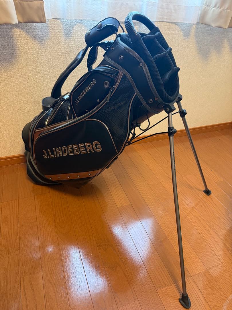 J.LINDEBERG ブラック キャディバッグ