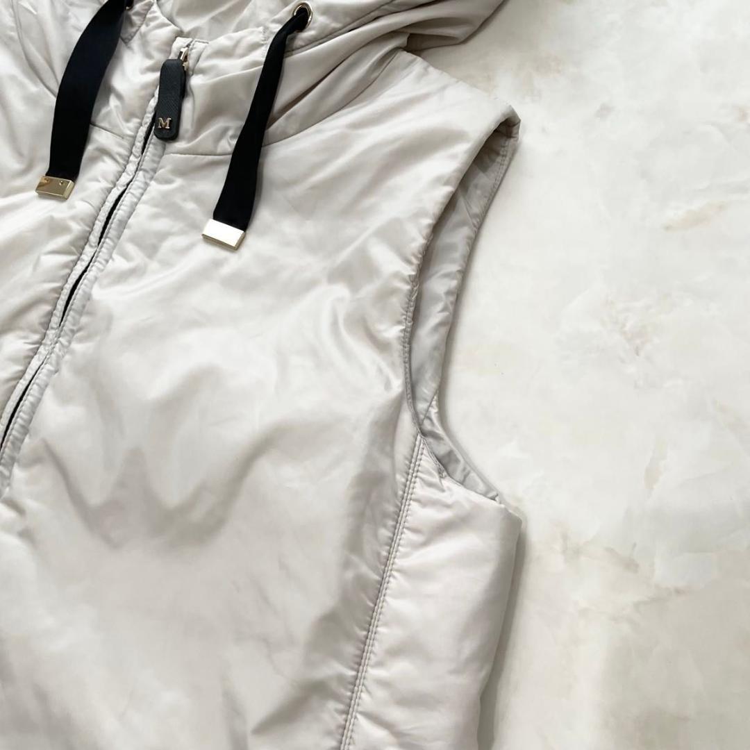 近年モデル MAX MARA The CUBE ダウンベスト　フード付　38　M
