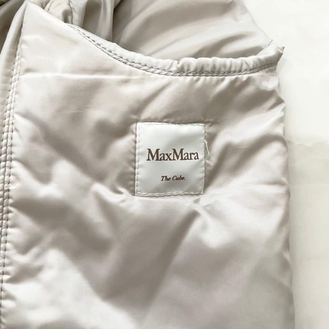 近年モデル MAX MARA The CUBE ダウンベスト　フード付　38　M