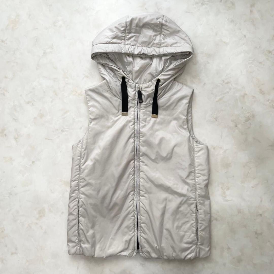 近年モデル MAX MARA The CUBE ダウンベスト　フード付　38　M