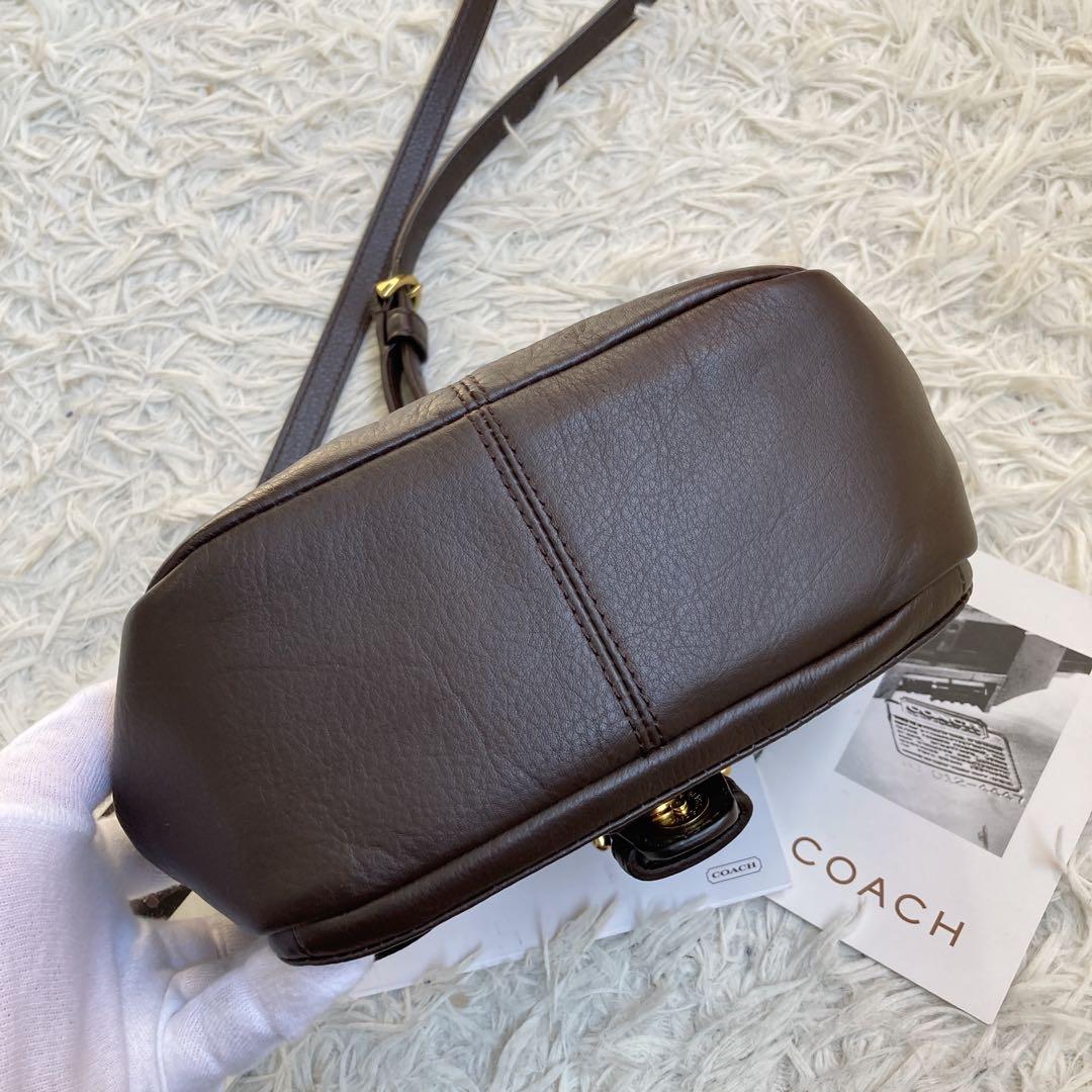vintage coach archive y2k キャンベル カメラバッグ 茶