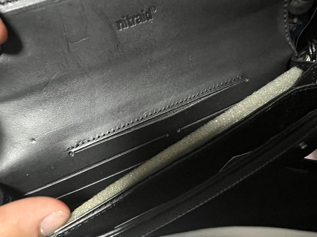 nitraid カーフスキン 二つ折り長財布