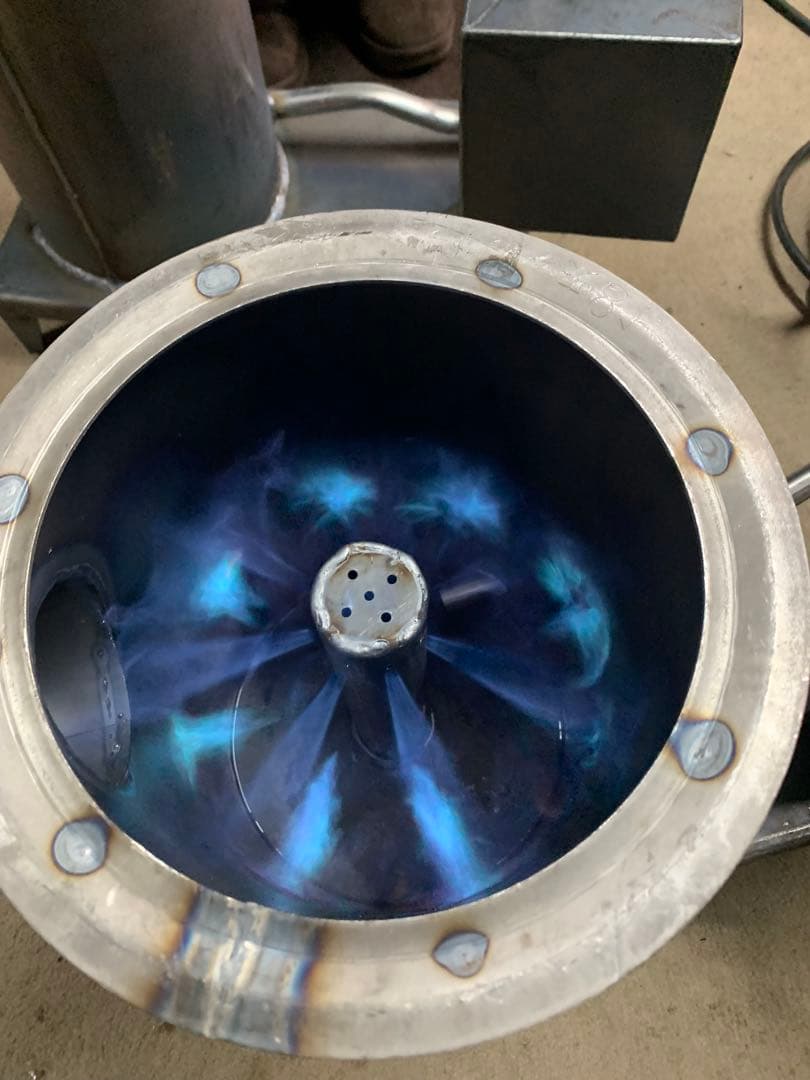 廃油ストーブ　耐熱塗装