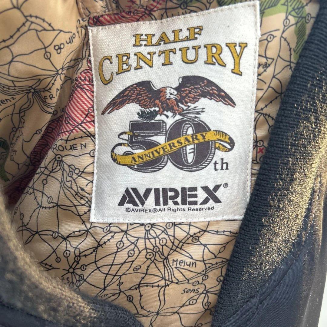 AVIREX MA-1 50周年フライトジャケット ブラック