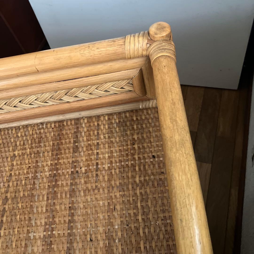 ラタン ガラスキャビネット