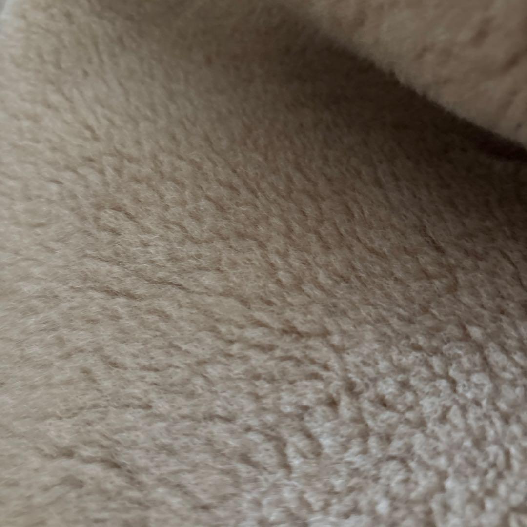 テディベアコート　ベアポンチョ　ミルクティベージュ　Sサイズ