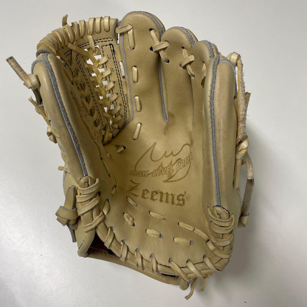 ジームス(Zeems)ユース硬式グラブ 品番　 ZY-16C キャメル