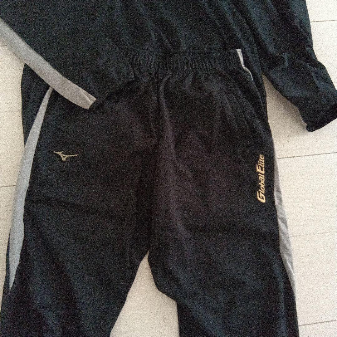 ミズノ Global Elite フルジップ ウェア ブラック 上下セット