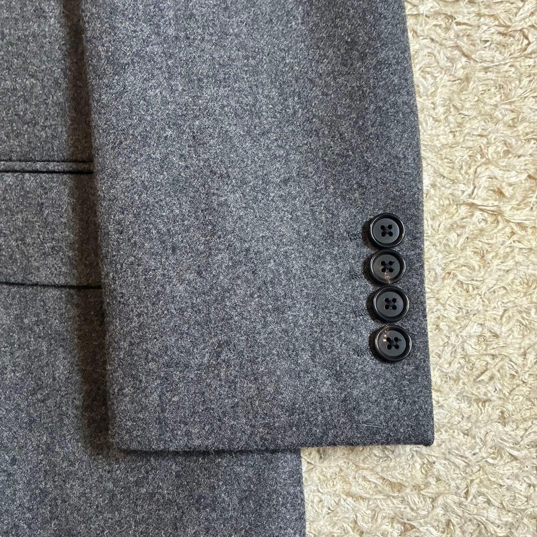 【美品】 高級生地　カノニコ3ピース スーツセットアップ グレー イタリア