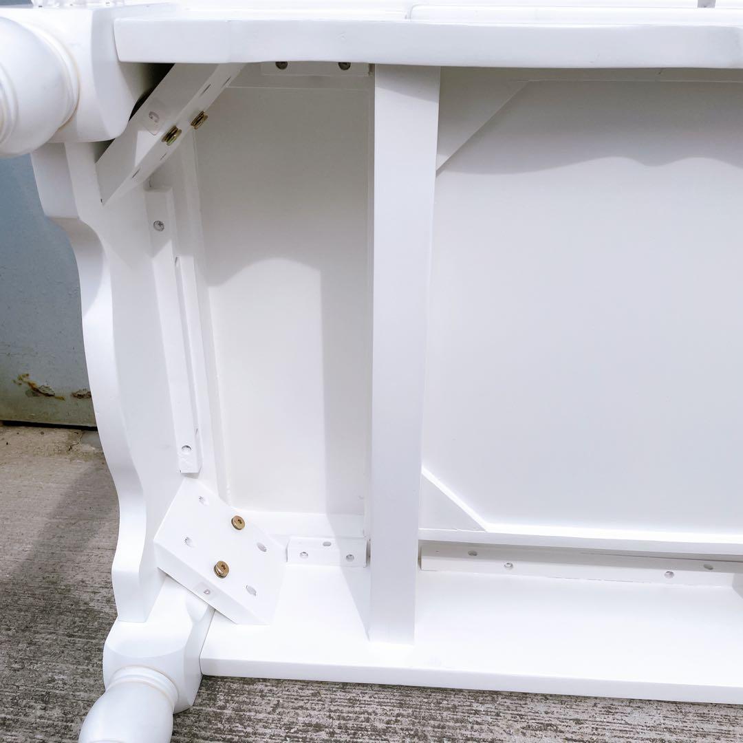 【訳あり未使用】姫系 イギリスアンティーク調デスク ドレッサー 彫刻家具