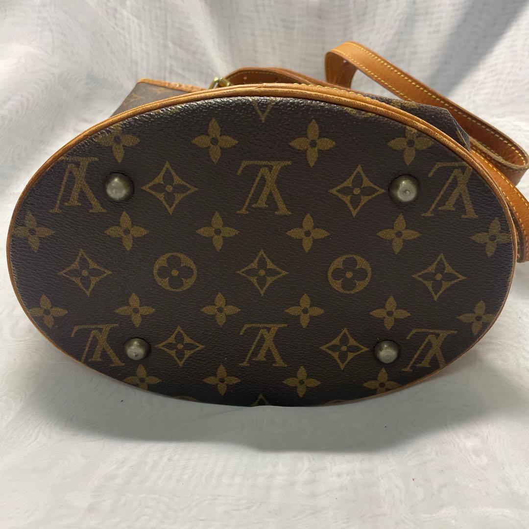 ルイヴィトン　モノグラム　バケツ型　トートバッグ